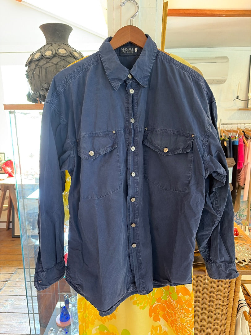Blue Versace Jeans Couture clothing: vintage, L