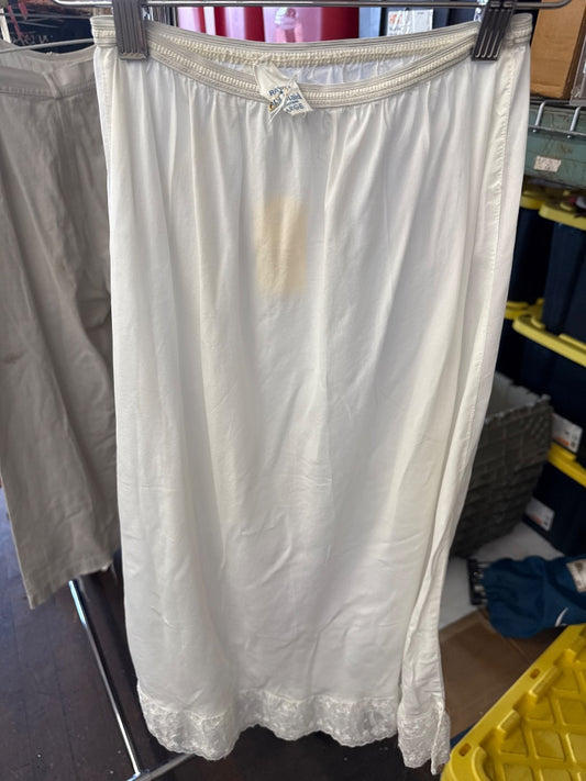 White Phil maid 40s slip skirt