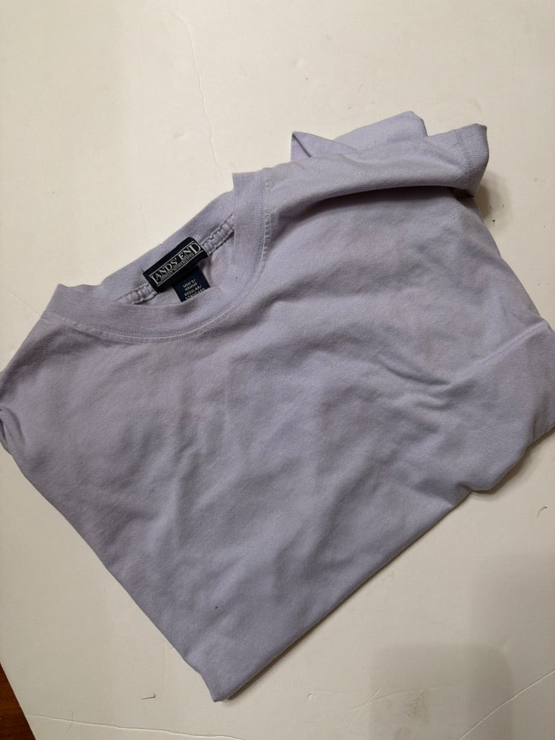 Lands end Vintage lands end made in USA 90s boxy t shirt periwinkle large, L