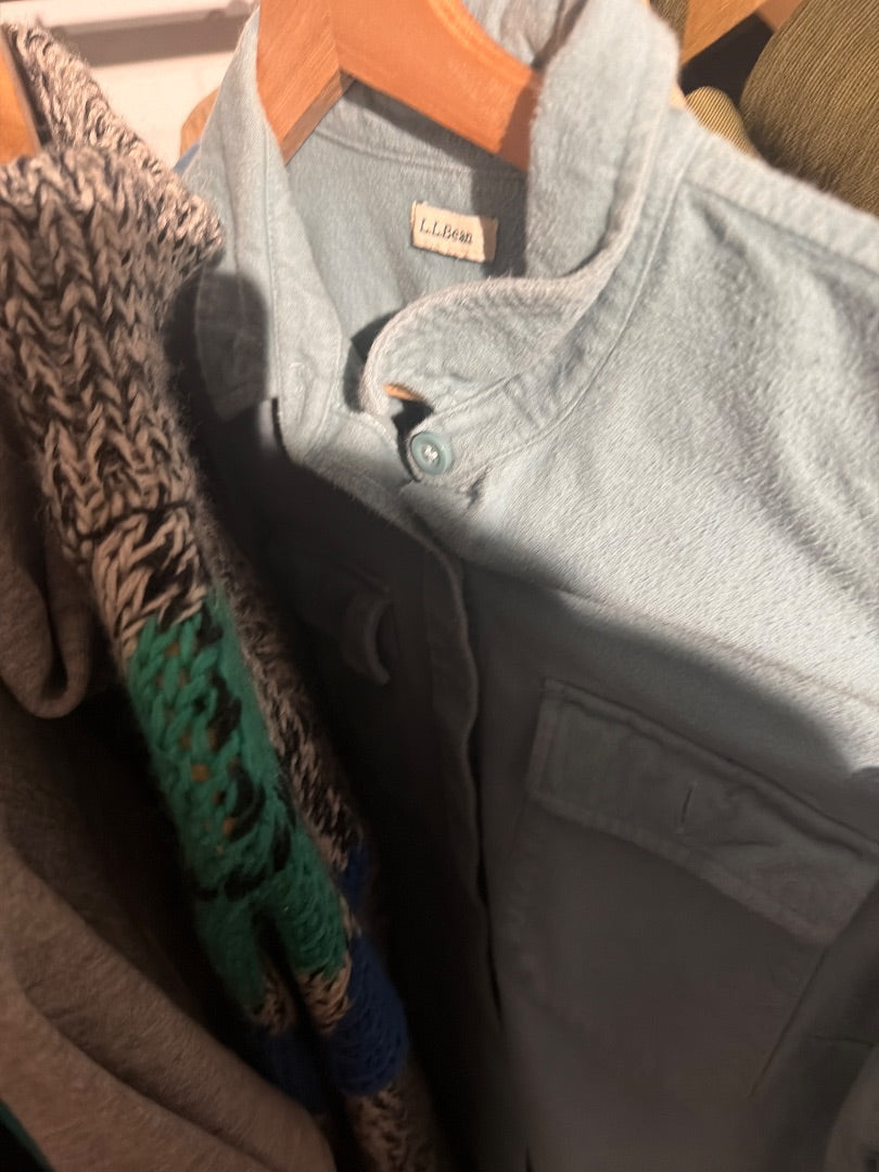 Llbean chamois robins egg blue
