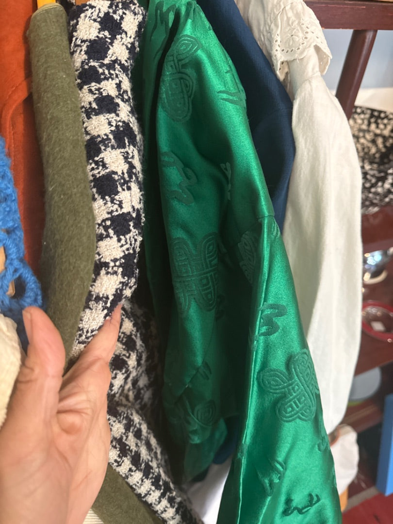 Emerald Burma coat clothing: vintage