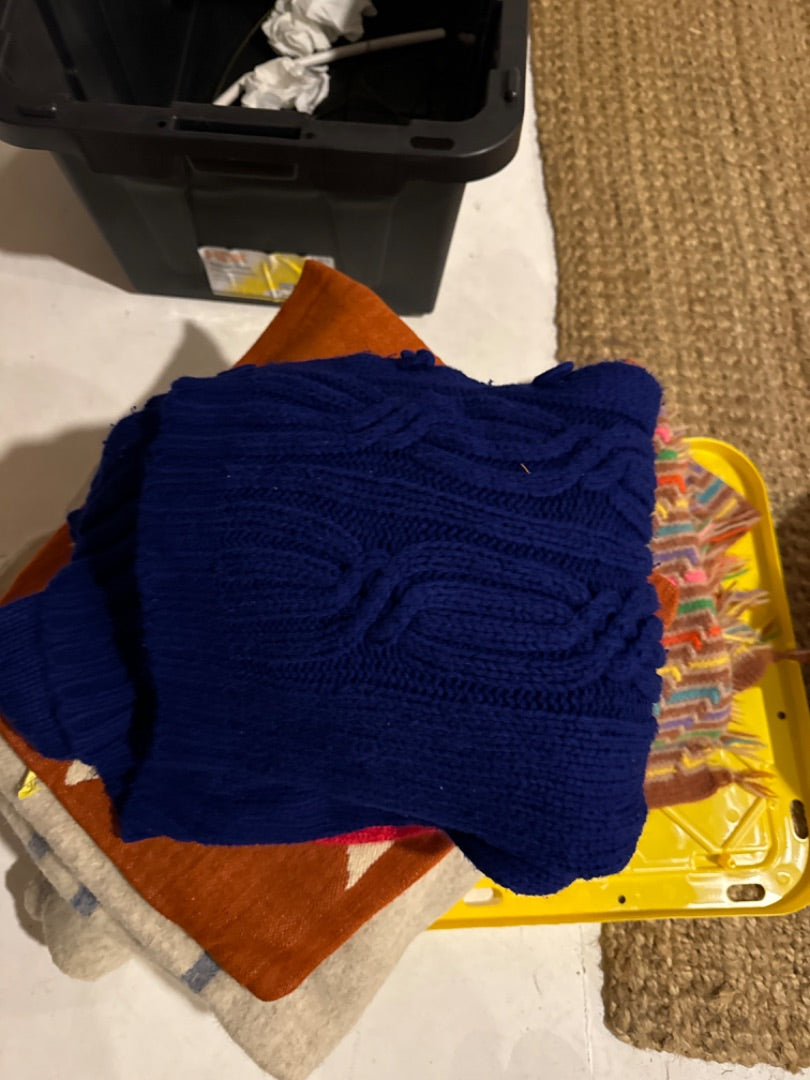 Royal blue sweater