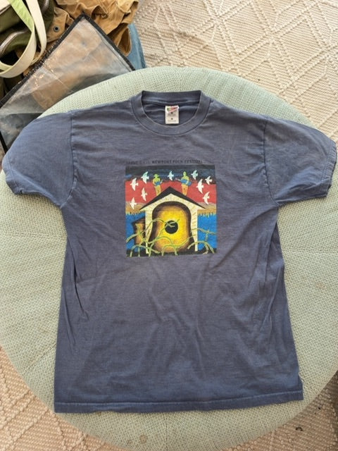 Blue Fruit of the Loom clothing: vintage, L