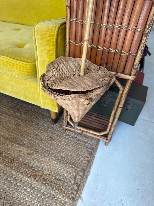 Wicker umbrella bag
