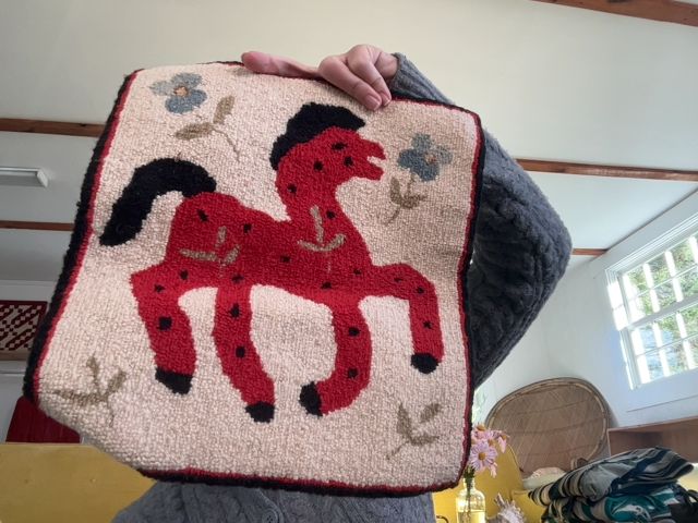 Hooked Horse Textile