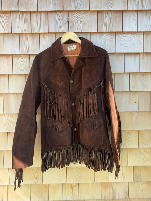 Genuine Leather fringe jacket