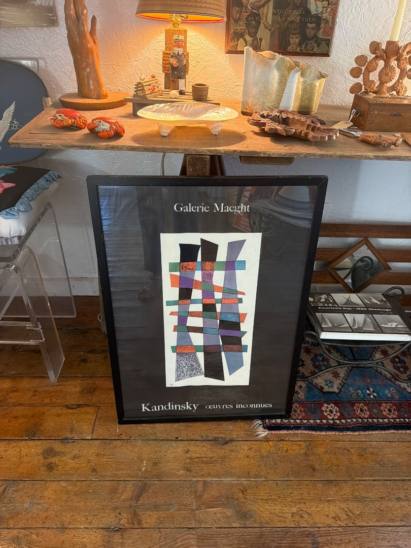 1950 Kandinsky poster framed