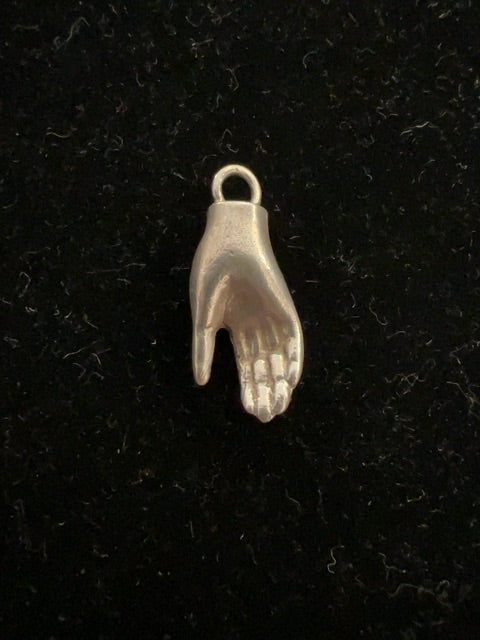 Silver Hand Charm