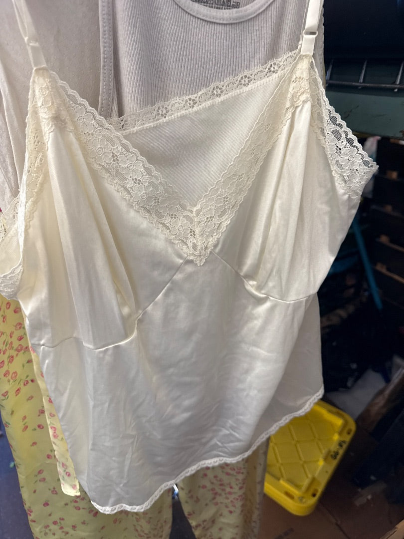 White  Nylon cami