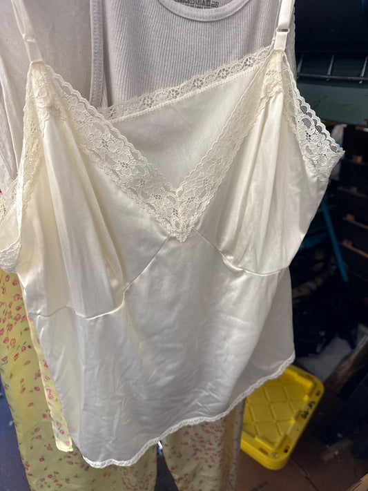 White  Nylon cami
