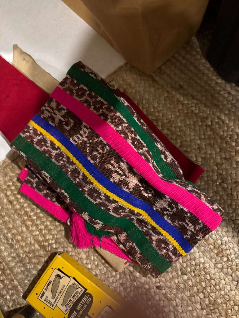 Colorful Guatemalan scarf
