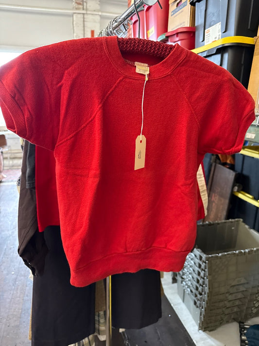 Velva sheen 80s short sleeve sweatshirt
