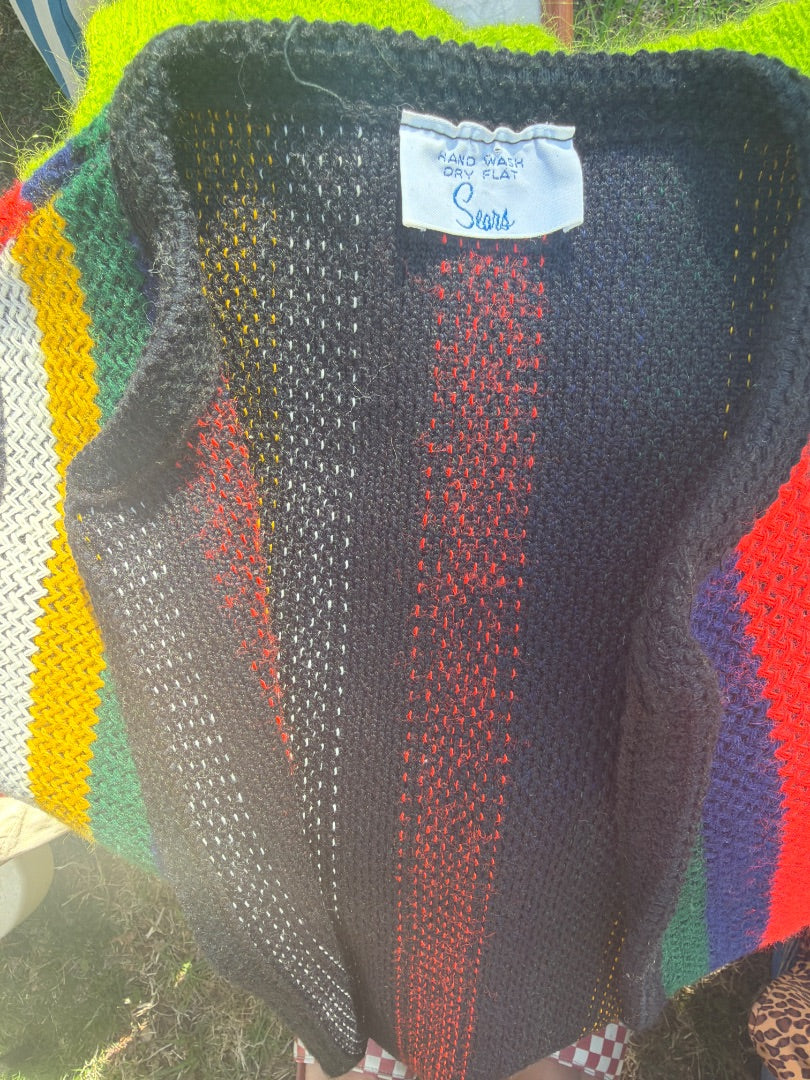 Striped 60’s vest
