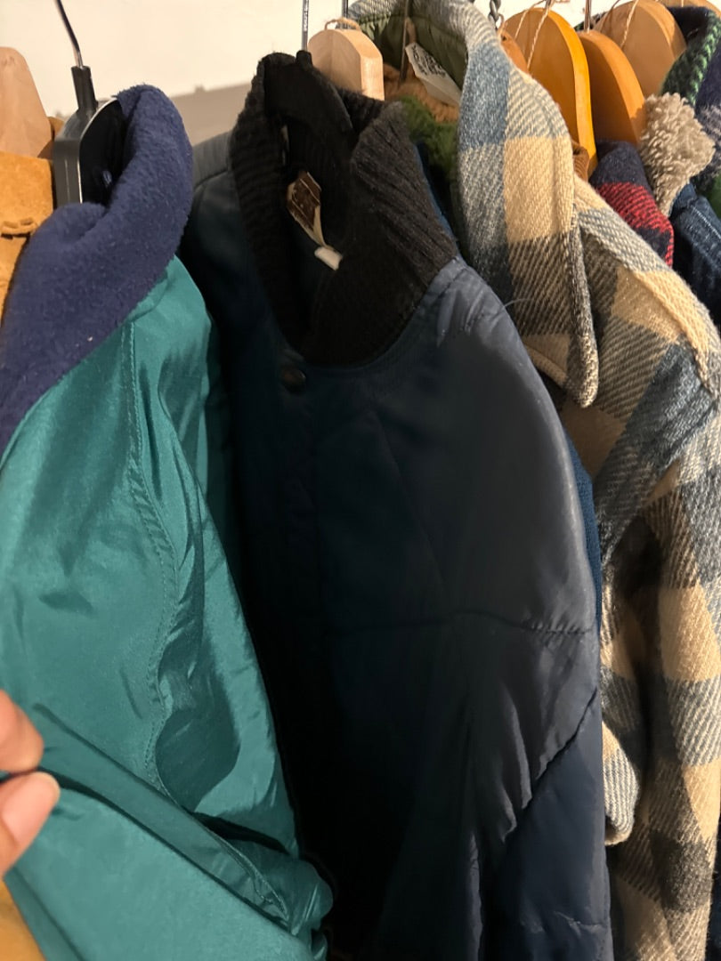 Navy liner coat
