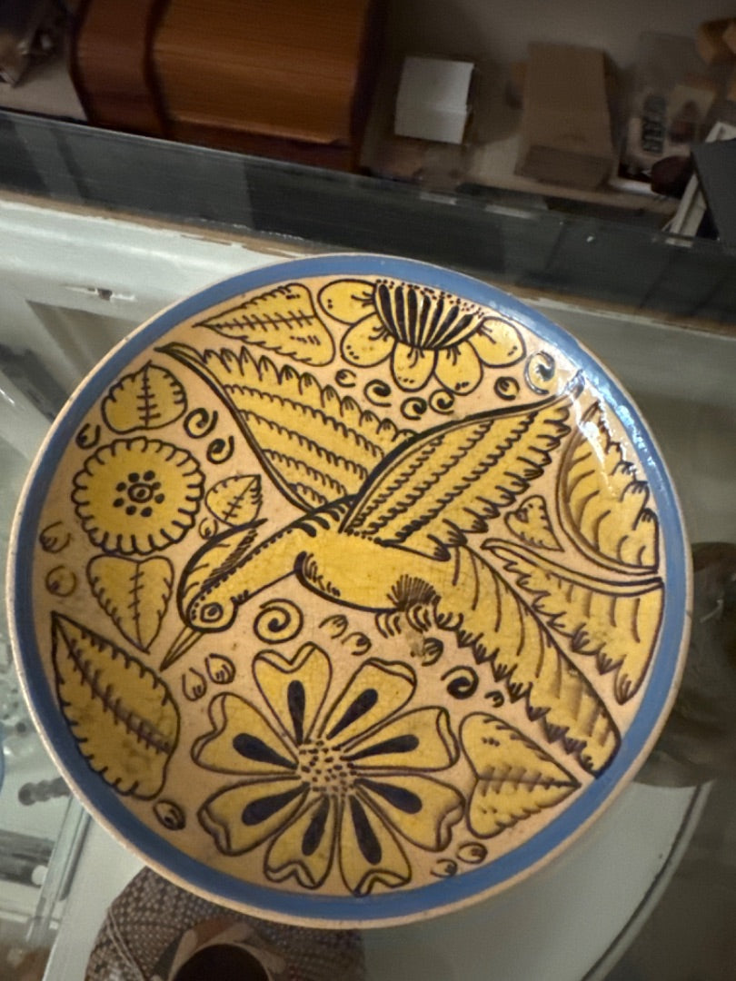 Set of Mexican tea plates