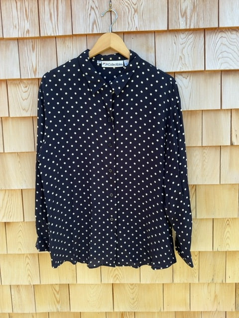 JH Collectibles polka dot button up