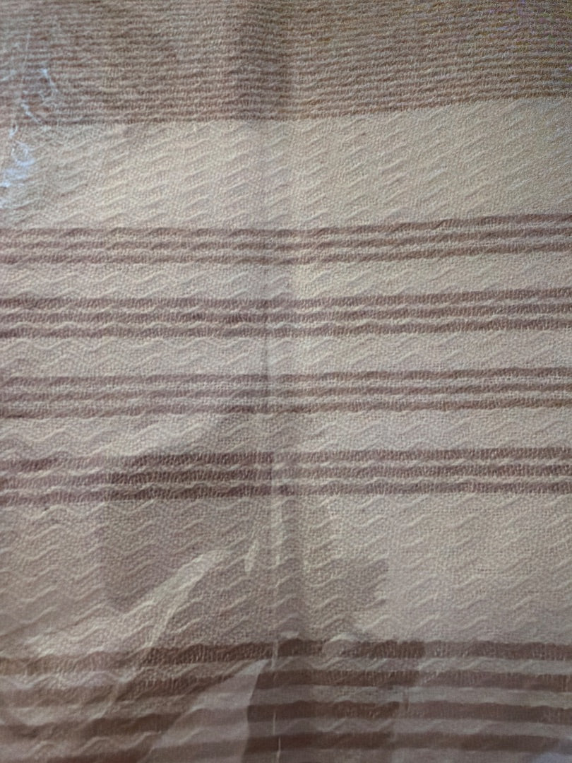 Tan stripe  Turkish beach towel