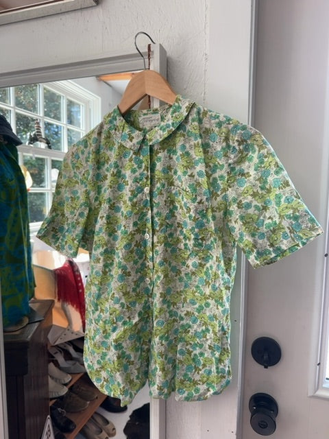 John Everett floral blouse