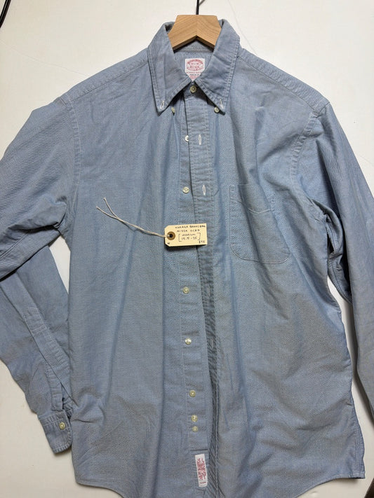 Blue Brooks brothers Vintage Brooks Brothers made in the USA Oxford cloth button-down 15.5 - 35, 15.5 35