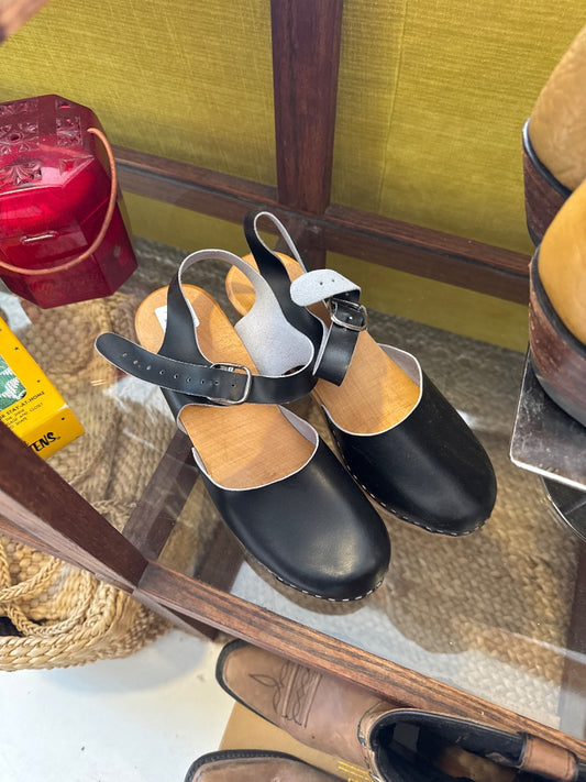 Black clogs