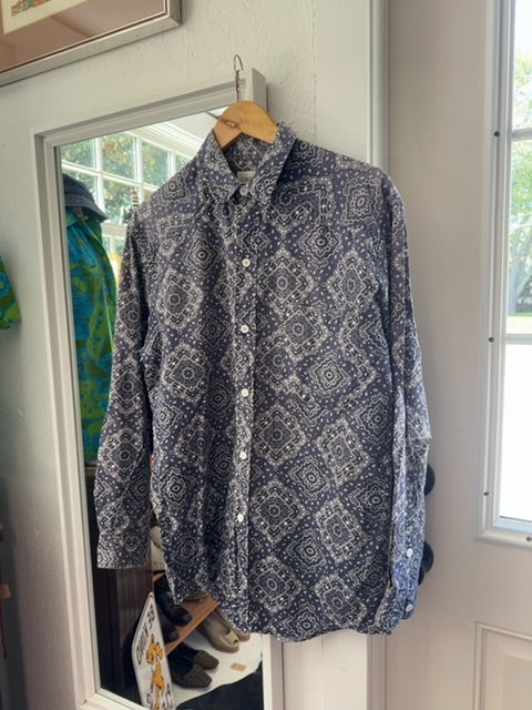 Calvin Klein bandana print buttondown