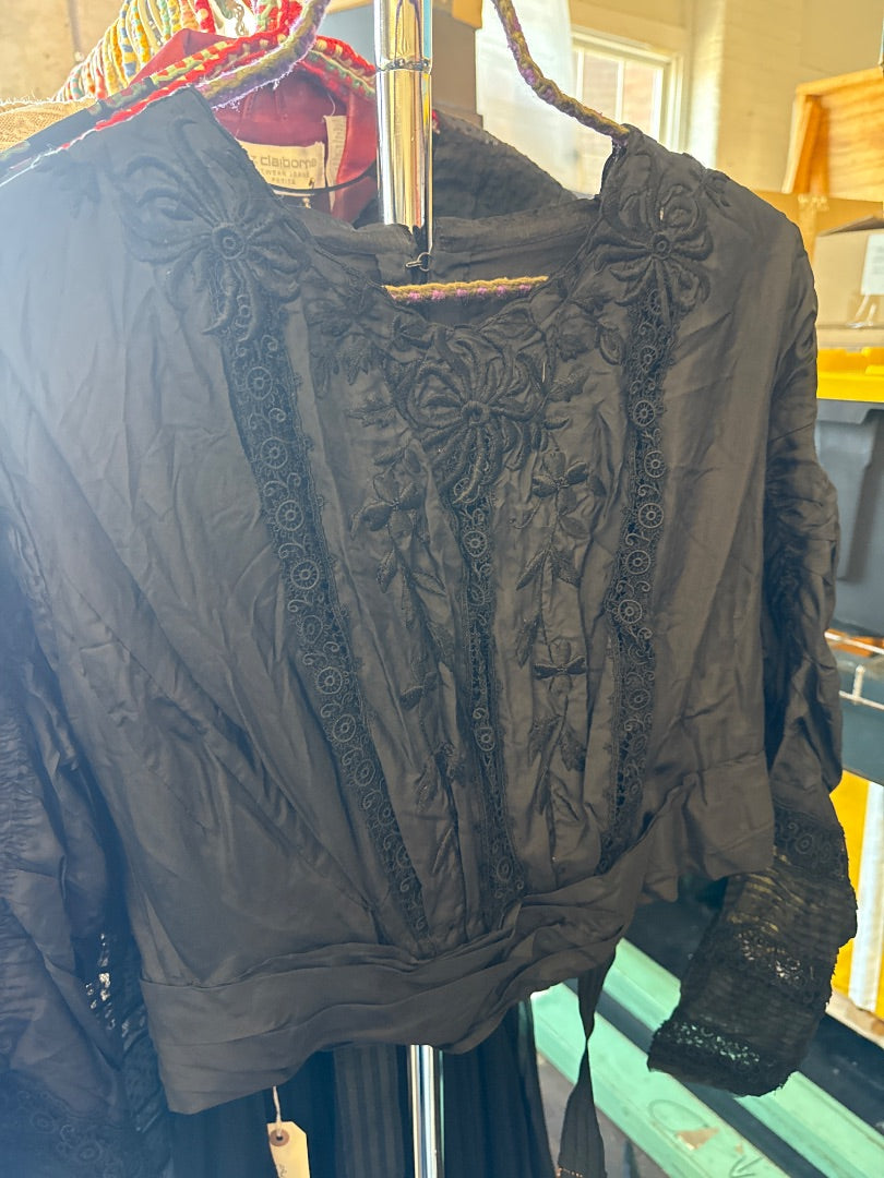 Black  Antique Bodice