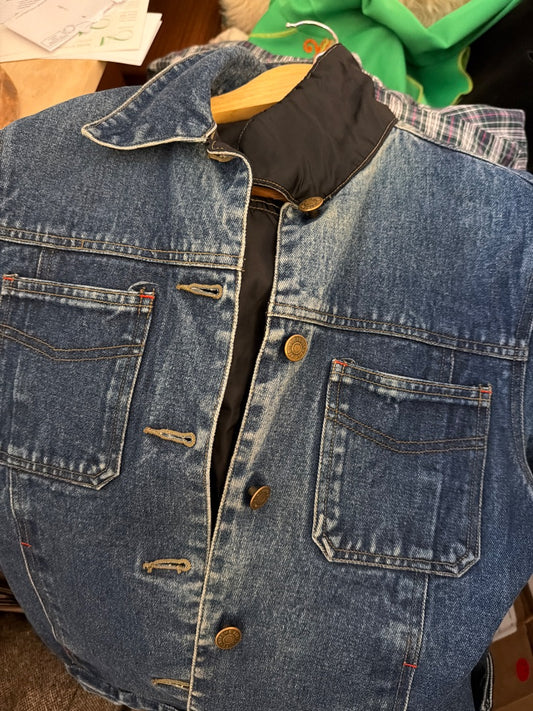 Reversible denim
