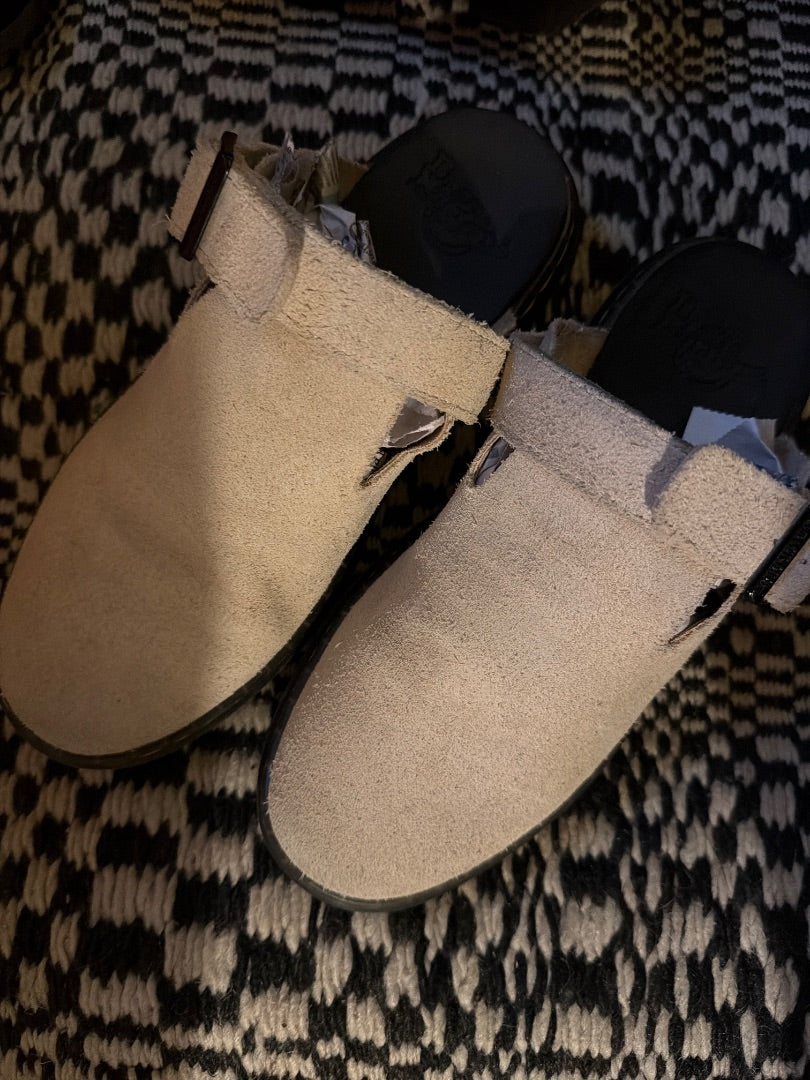 Doc Marten suede mule
