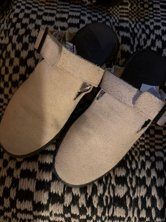 Doc Marten suede mule