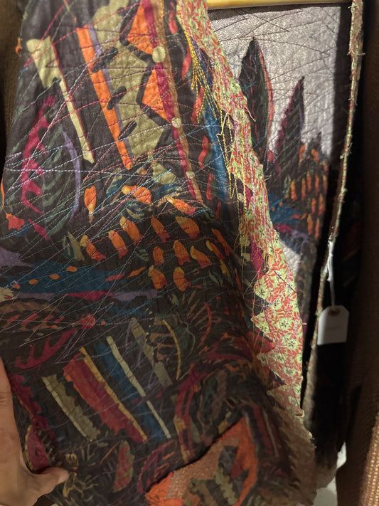 Reversible tapestry coat ~ handmade