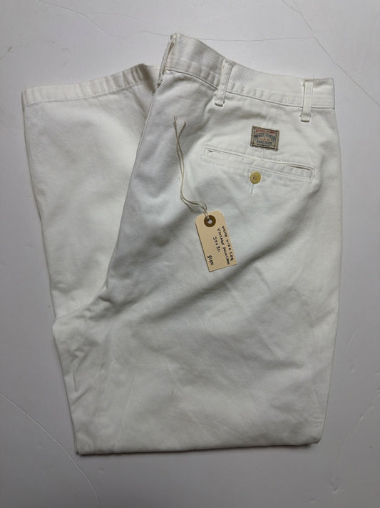White Polo White wide leg vintage polo chinos size 34X30, 34X 30