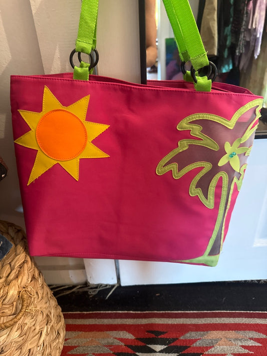 Tropical beach bag