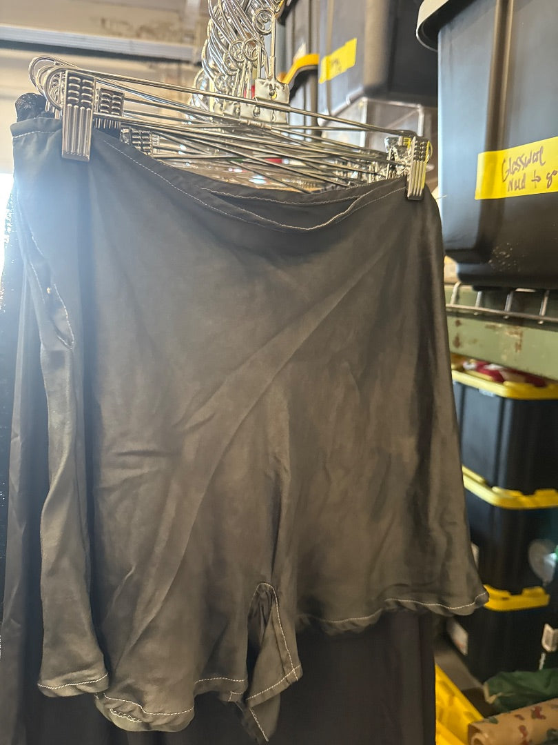 Black  Hand Dyed tap shorts