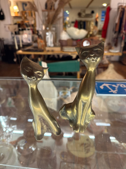 Sassy brass kitties