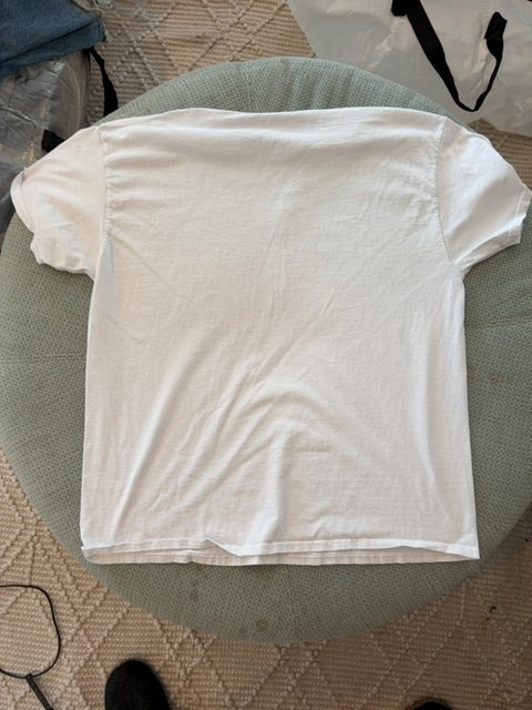 White Blank clothing: vintage, XL