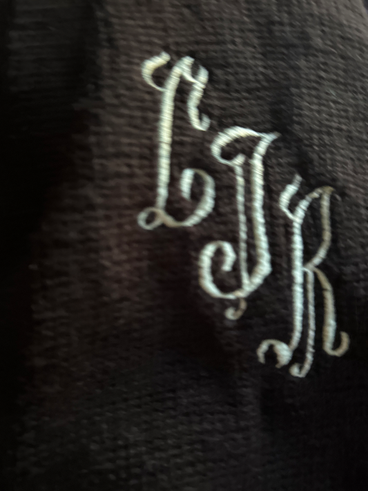 Vtg Monogrammed sweater vest