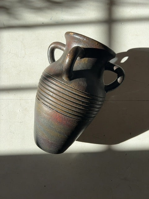 Black Armed Vase