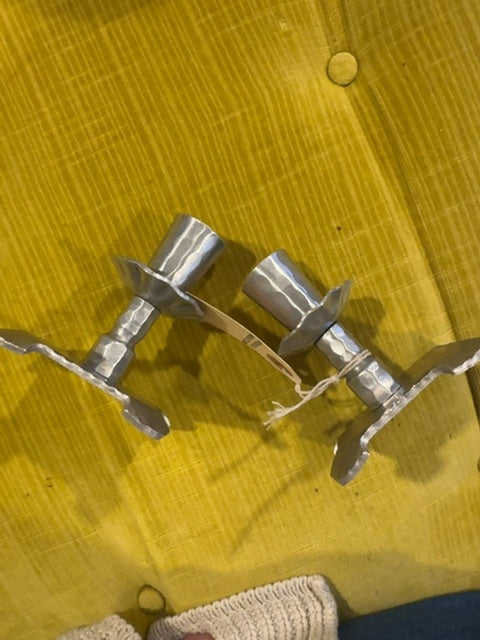 Everlast Set of 2 Pewter Candlesticks