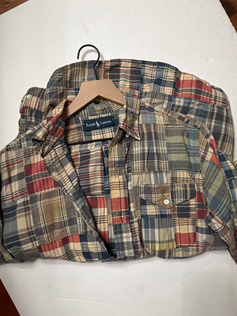 Multi Ralph Lauren Vintage Ralph Lauren 80’s Madras Shirt Flat Pocket Large, S