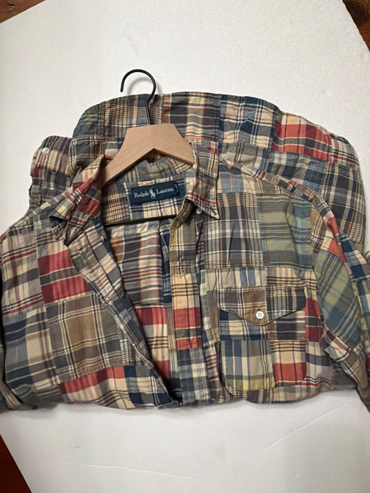 Multi Ralph Lauren Vintage Ralph Lauren 80’s Madras Shirt Flat Pocket Large, S