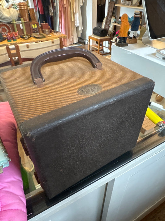 Vintage photo viewer in case