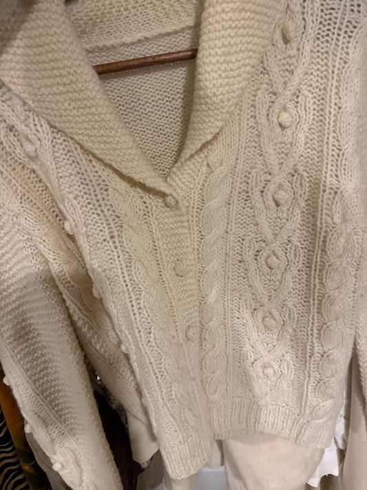 Cream knit