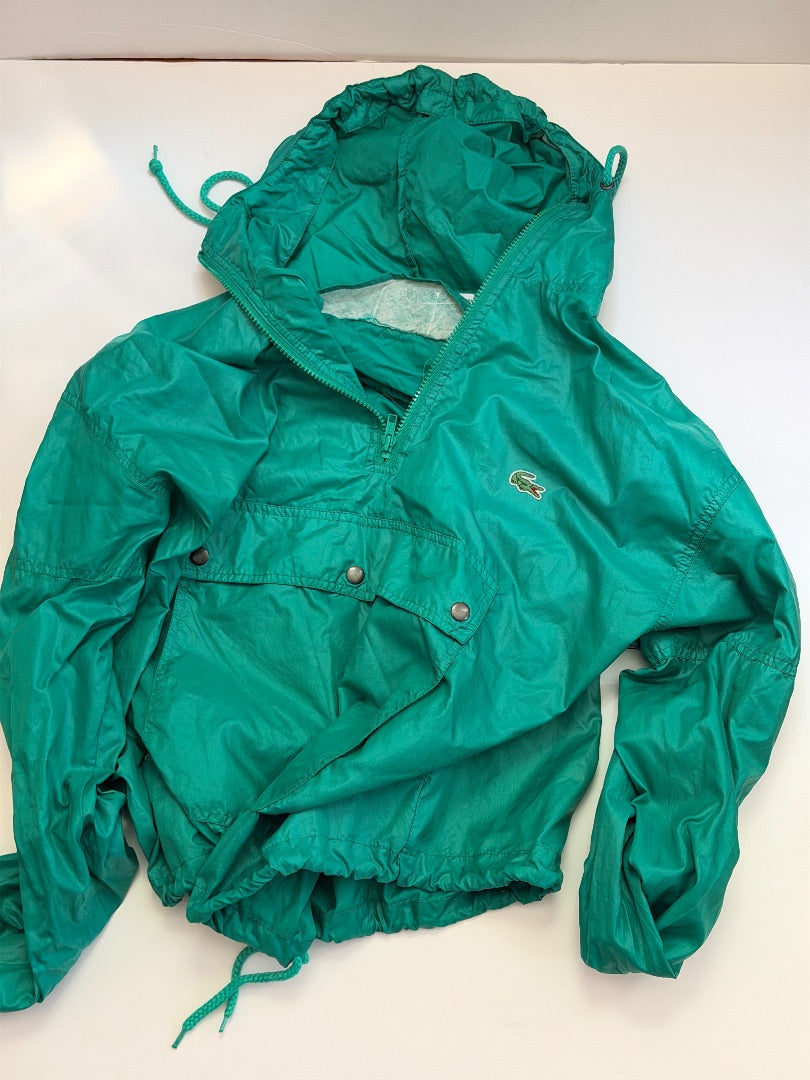 Green Izod Lacoste Vintage Izod Lacoste Anorak Green Jacket, L