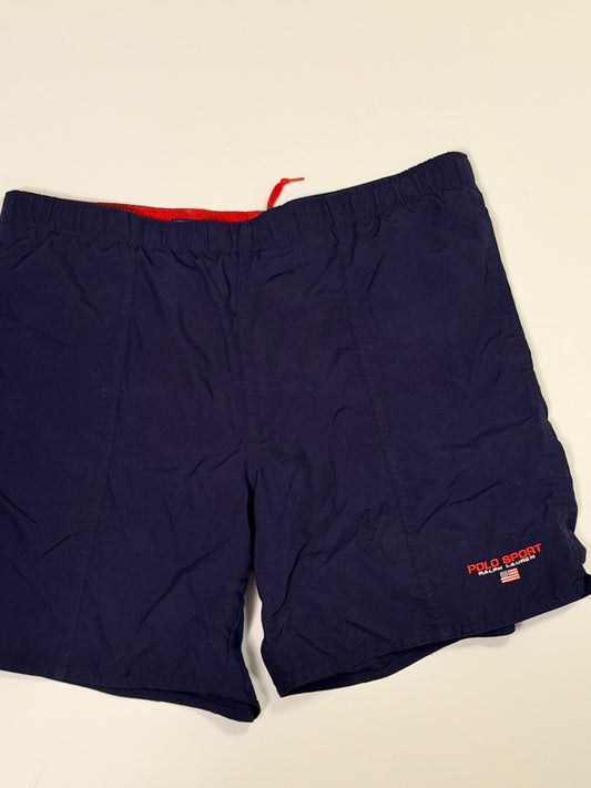 Navy Polo Sport Vintage Polo Sport Baggies Shorts, M