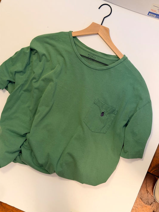 Green Polo Ralph Lauren Vintage Ralph Lauren Pocket T-Shirt, XL