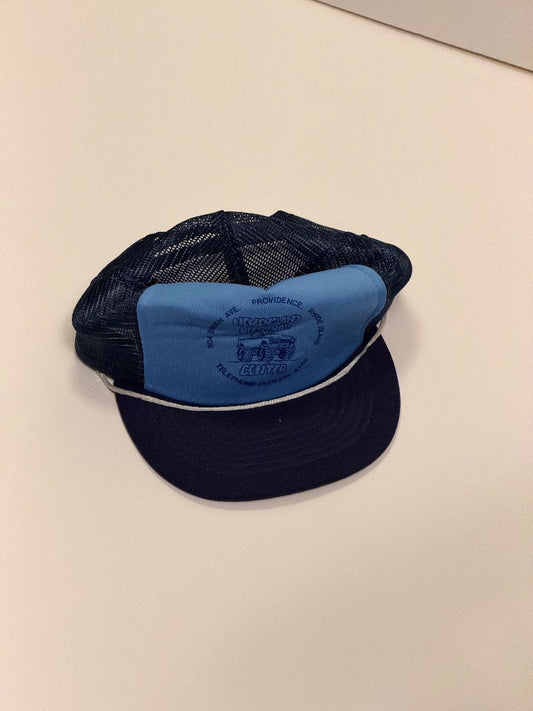 Blue Vintage Vintage New England Off Road Trucker Hat Blue and Light Blue, OS