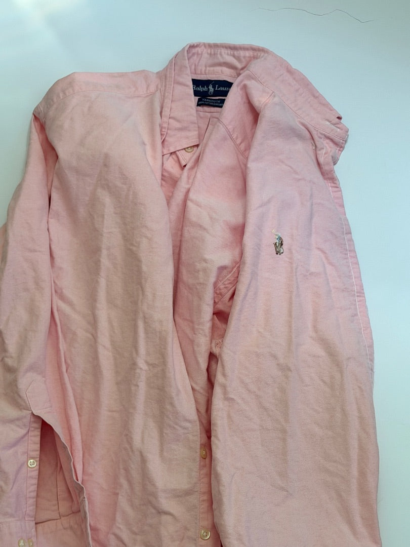 Pink Ralph Lauren Vintage Ralph Lauren Yarmouth Fit Oxford Shirt Pink L, L
